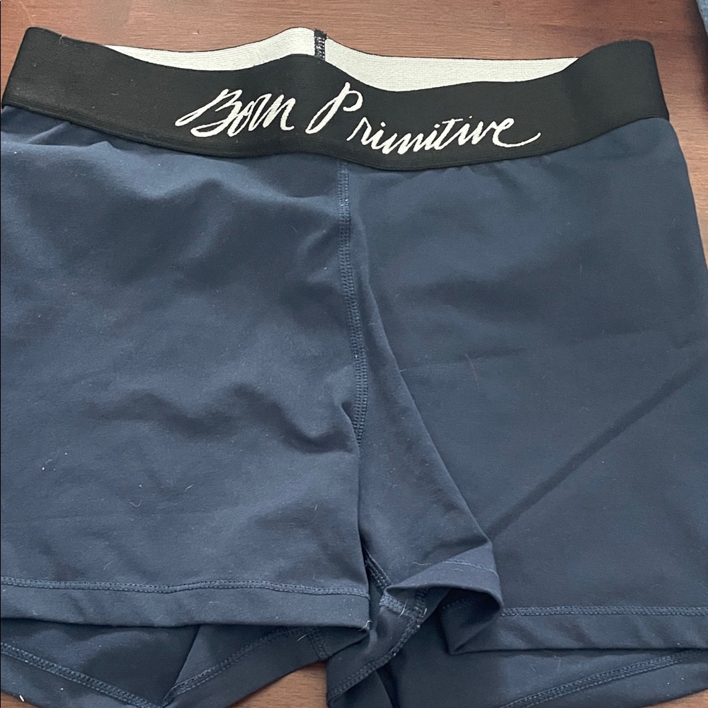 Primitive Dark Blue Shorts with Black Waistband